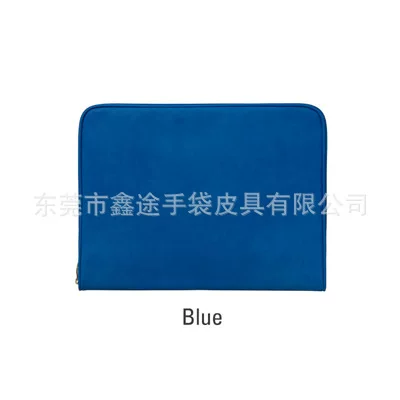 pu Laptop Bag Waterproof and Shockproof iPad Liner Bag Simple pure Color Leather Tablet Bag