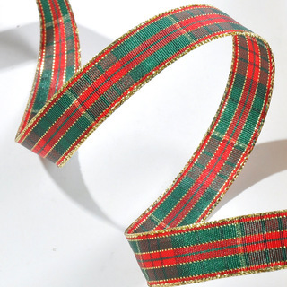 Yao Ming Plaid cinta hecha a mano DIY cinta regalo material de embalaje 2,5 cm Plaid banda accesorios para el cabello material decorativo