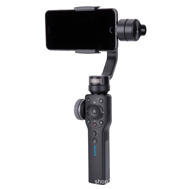 Стабилизатор для смартфона ZHIYUN Smooth 4 Smart Cloud, ручной 3‑осевой гимбал для VLOG/селфи, антидрожание, инструмент для TikTok