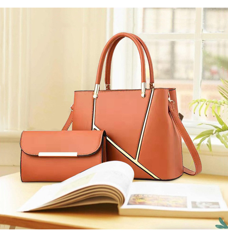 Women's Large All Seasons Pu Leather Fashion Bag Sets display picture 4