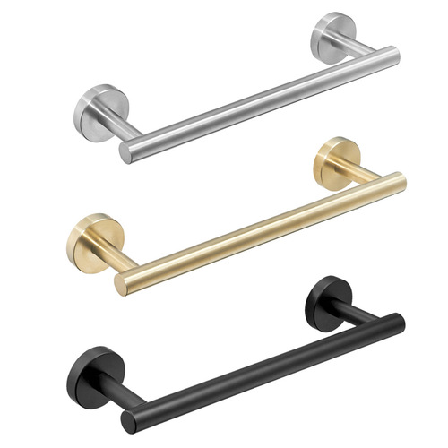 Sheng Ruijia bathroom 304 stainless steel towel bar bathroom bathroom hardware pendant horizontal bar cross-border towel rack