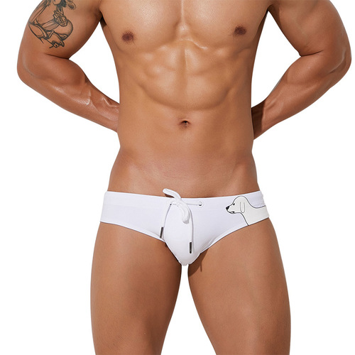 SEOBEAN men's swimming briefs foreign trade new swimming trunks vacation beach swimming trunks men's manufacturer wholesale
