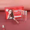 Matte lip gloss, lipstick, gift box, set, translucent shading