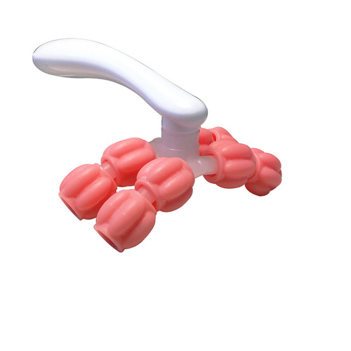 Y-shaped 8-bead massager shoulder and neck muscle relaxation slim roller hand massage roller yoga fitness calf neck arm