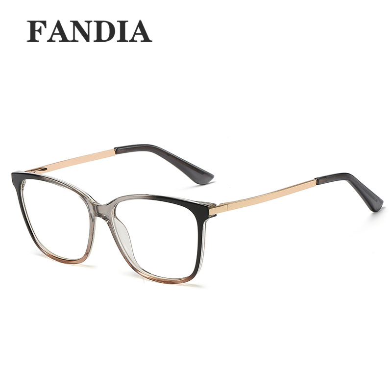 92360 new trend ultra light tr flat lens cross border hot spring leg frame for female myopia