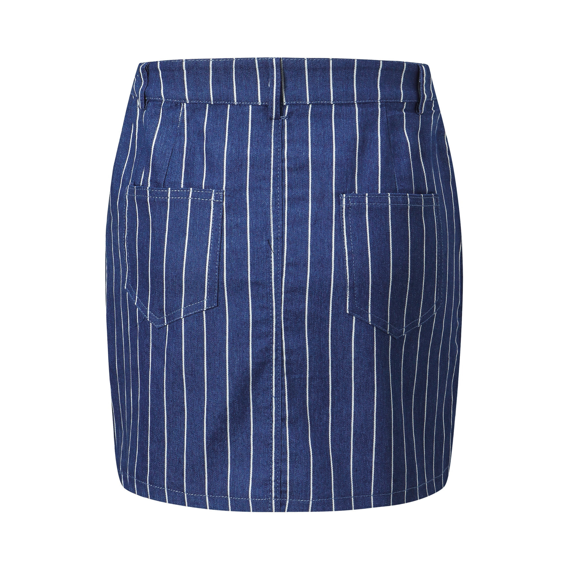 sexy wild striped denim  skirt NSJM64526