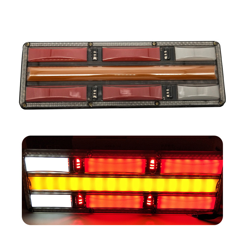 Nuevo 24V coche camión bomba remolque impermeable durable anti-Smashing camión luz trasera luz de freno LED montaje de la luz