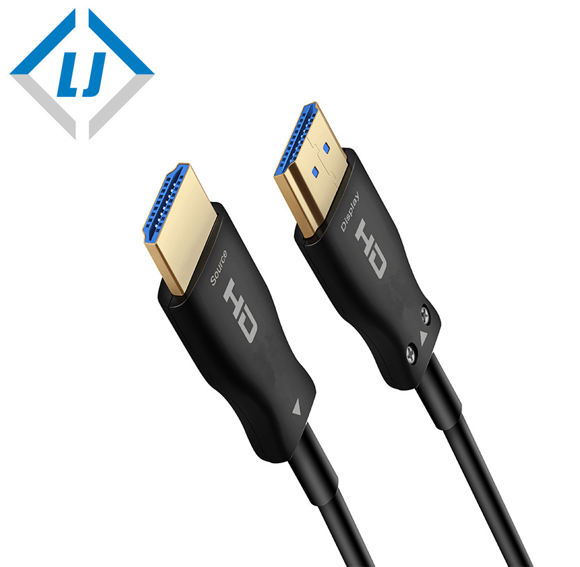 高清线厂家直销8K  对光纤线支持电视连接线屏线公头hdmi转接