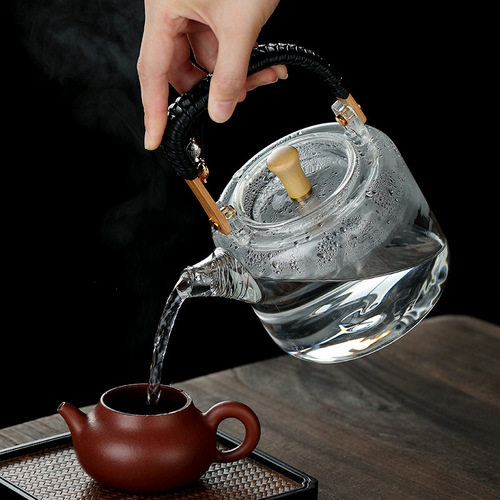 Electric Ceramic Stove Tea Maker Household Tea Boiler Tea Set Glass Kettle Steaming Teapot Fully Automatic Compact Tea Maker Kit