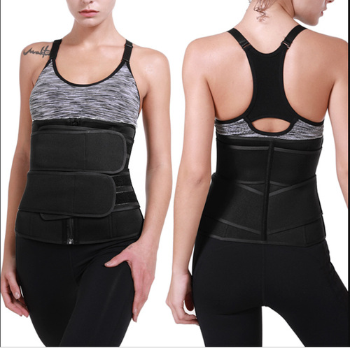 Cross-border hot-selling women's postpartum body shaping waist fast-wicking neoprene corset for sports and fitness