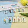 Accessory with accessories, earrings, keychain, epoxy resin, phone case, minifigures, handmade