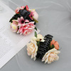 Hairgrip contains rose, cloth, crab pin, hair stick, hair accessory, Korean style, flowered, South Korea, new collection, wholesale