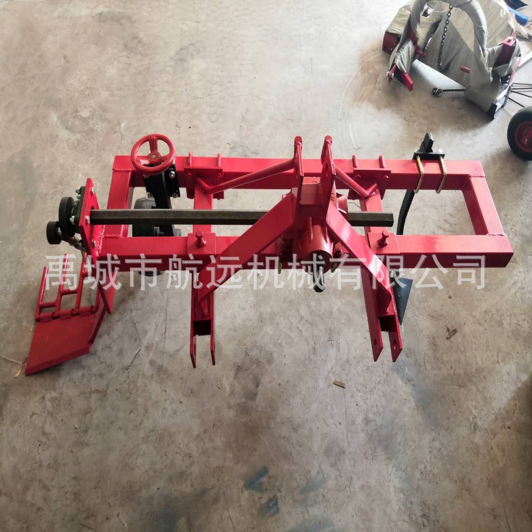 加重型双梁桃树苗樱桃苗起苗机 40-90马力拖拉机带震动铲的挖苗机