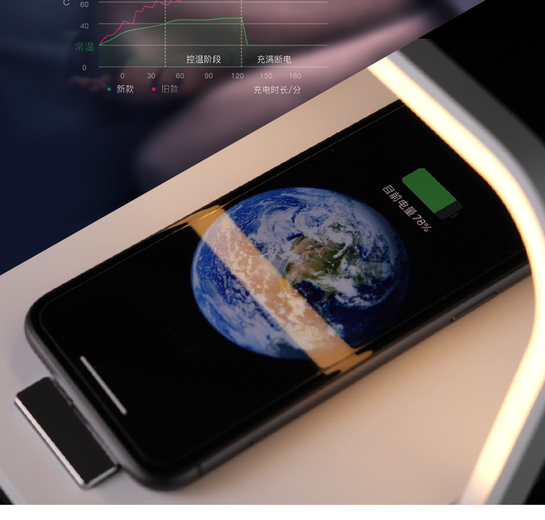 无线充电器无线充手机支架无线充无线充台灯手机无线充电器详情9