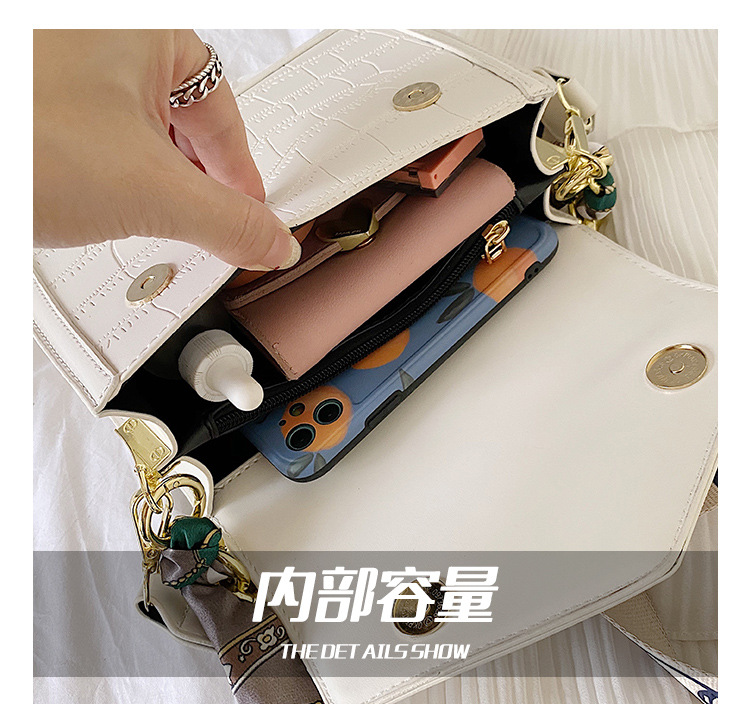 All-match Handbags Popular New Fashion Shoulder Texture Messenger Square Bag Wholesale display picture 2