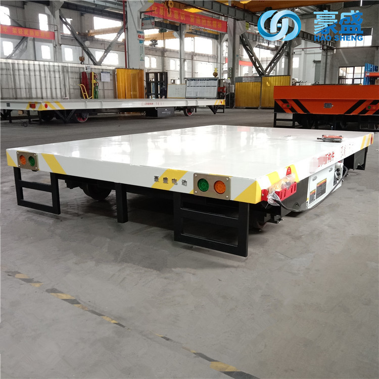 【质保一年】豪盛5吨 电动蓄电池轨道平车 平板车 转运车