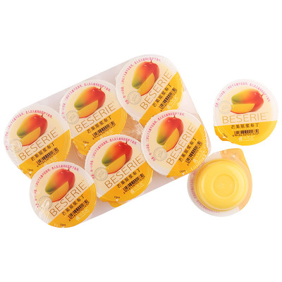 佰思宜6杯装芒果布丁420g果冻一件代发oem工厂直销休闲零食商超代