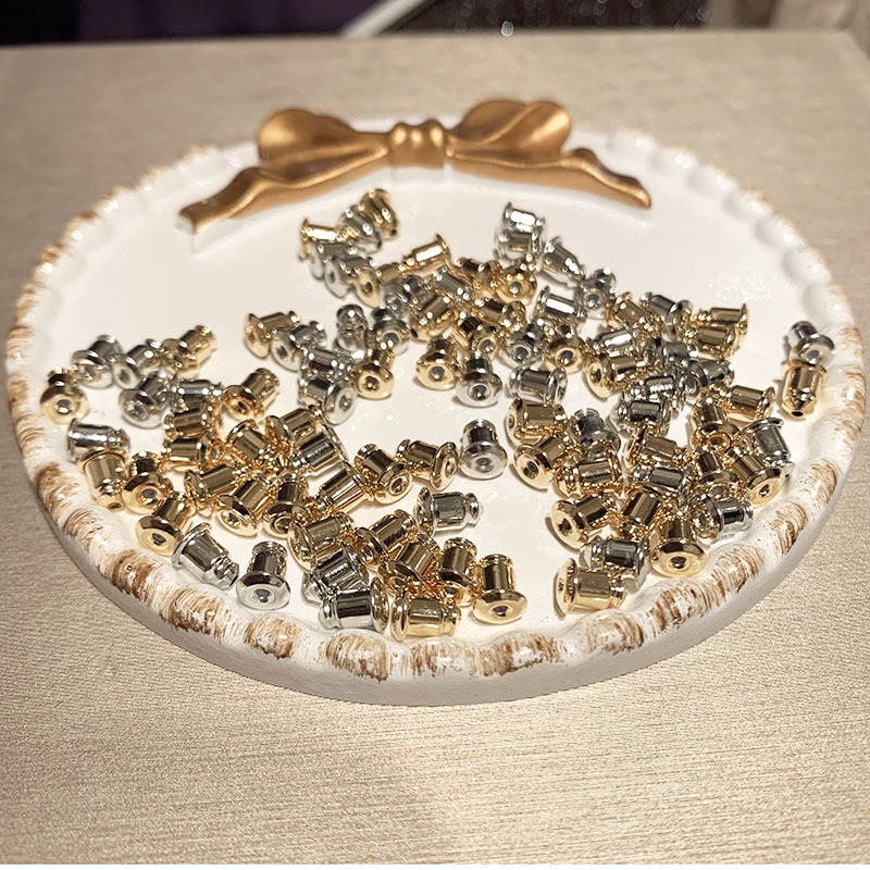 1g Weight Metal Material Plating Design Gold, Silver Color Metal 3