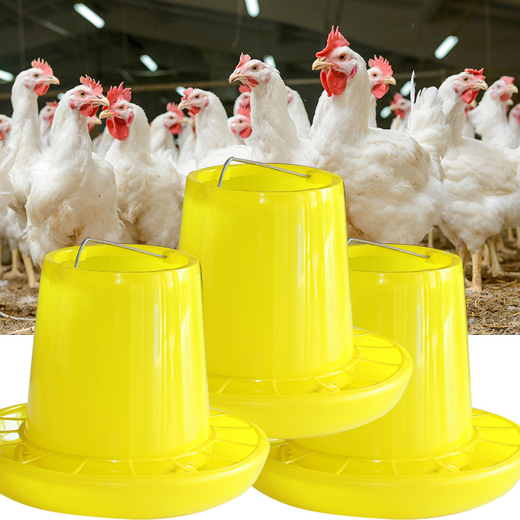 Libo pollo pato ganso barril de comida comedero comida barril de comida olla barril de alimentación suministros de cría equipo de engrosamiento