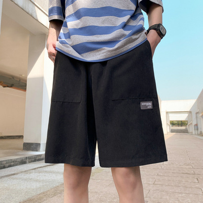 夏季男士短裤外穿潮牌ins韩版潮流宽松休闲百搭夏天工装五分裤子|ru