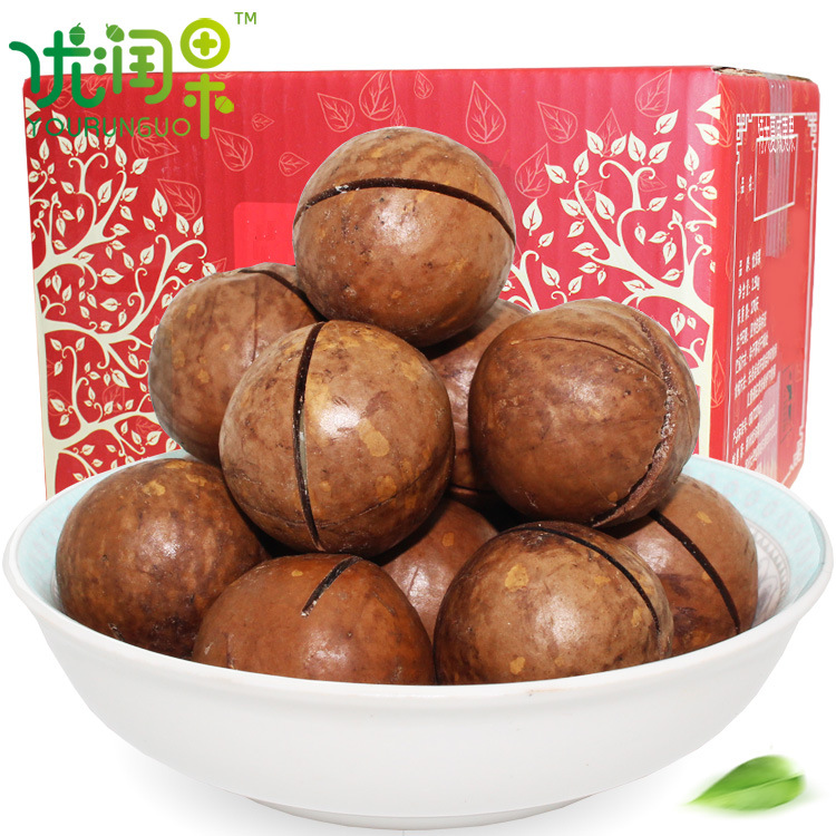 奶香夏威夷果壹箱5斤夏威夷果散裝整箱批發幹果新貨 堅果零食