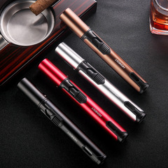 百誠長劍1號防風直衝打火機雪茄專用噴直衝便攜 戶外打火機批發