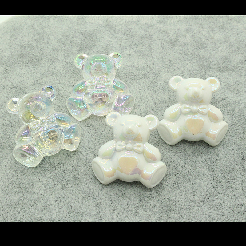 Fantasy color transparent star mushroom bear resin earringspicture5