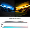 new pattern ultrathin Running light Built-in IC Daytime Running Lights Steering 30CM 45CM 60CM Dichroic streamer LED Light Bar