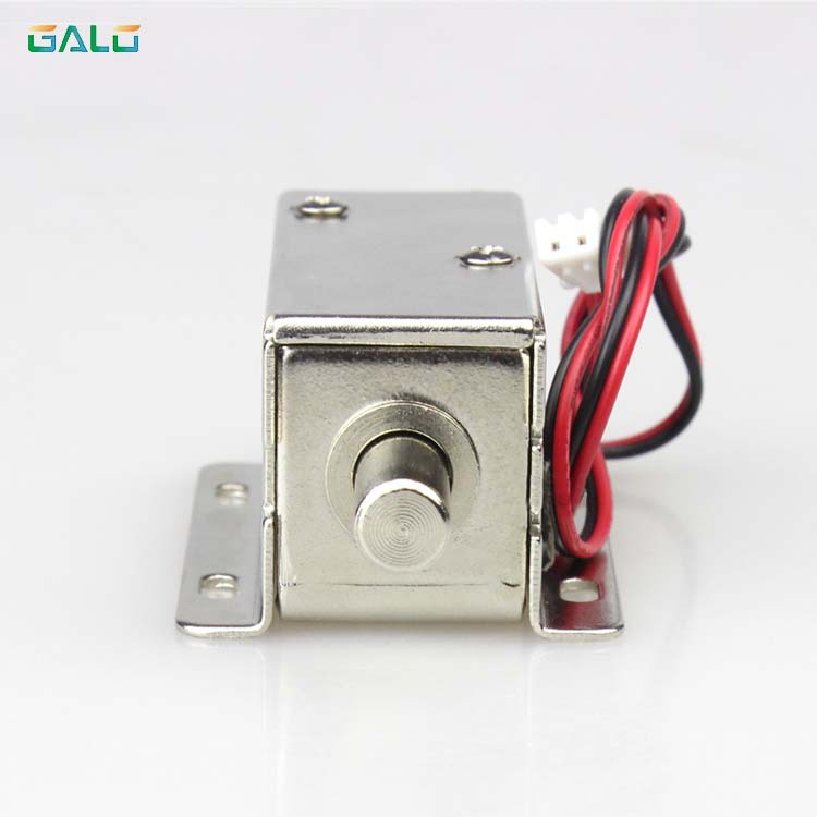 家用小型电磁锁暗装磁力锁门禁DC12V24V电控锁电柜锁