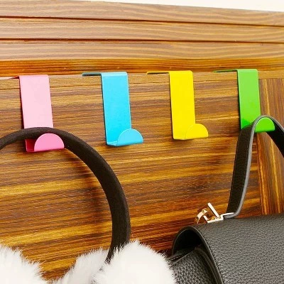Z -shaped door Hook -free door -back door -back coat hook bags S hook stainless steel without trace hook 2 installed