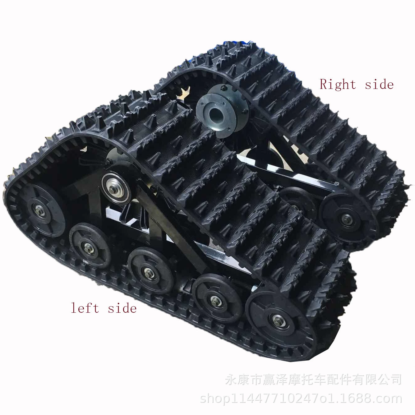 Самодельные модифицированные четыре колеса картинг снегоход трек четыре колеса ATV противоскользящие износостойкие треугольные трек колеса