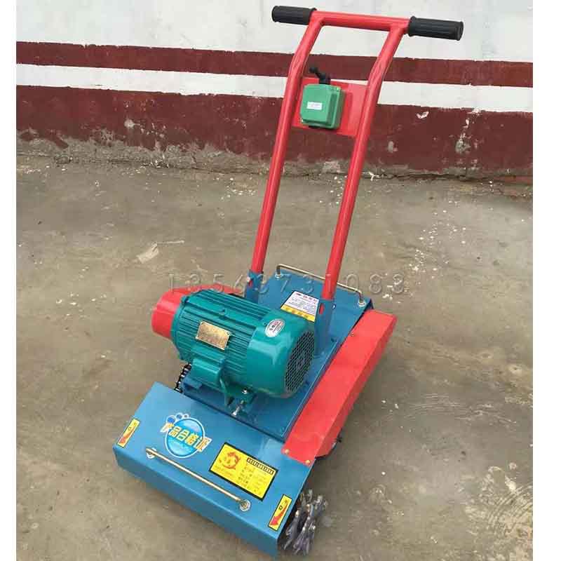 手推式电动清灰机 建筑工地落地灰清渣机 地面刨毛机 清灰抓毛机