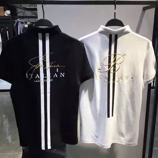 时尚潮流男士夏季新款短袖POLO衫时尚休闲个性刺绣韩版短袖T恤棉