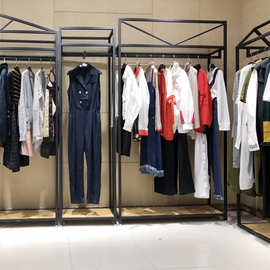 折扣服装太平P鸟2022春季女装外披纯色长款七分袖薄外套走份批发