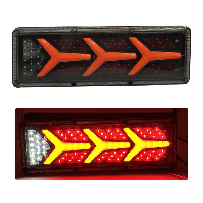 Nuevo 24V coche camión bomba remolque impermeable durable anti-Smashing camión luz trasera luz de freno LED montaje de la luz