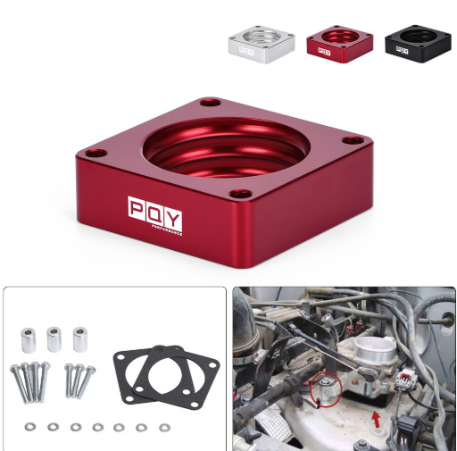 改装节气门垫片法兰进气歧管延长接头适用于吉普牧马人切诺基TJ