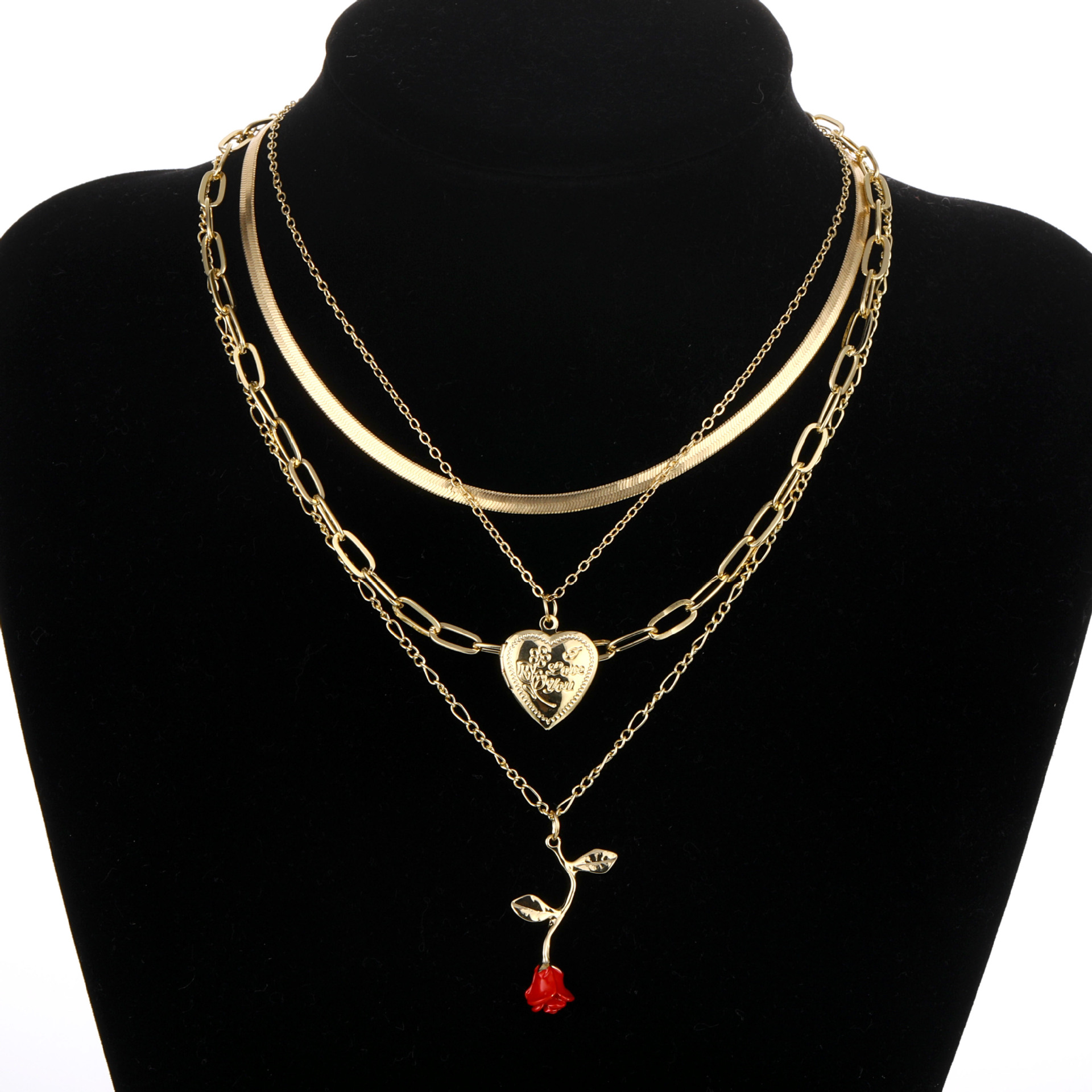 亞馬遜批發(fā)熱銷款歐美主流風(fēng)潮流尖端項(xiàng)鏈多元素多樣化跨境直銷