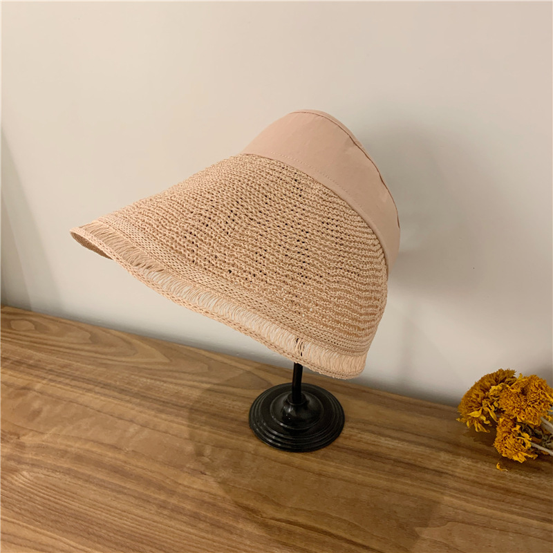 Chapeau Pliable De Protection Solaire En Fil De Coton Vide display picture 11