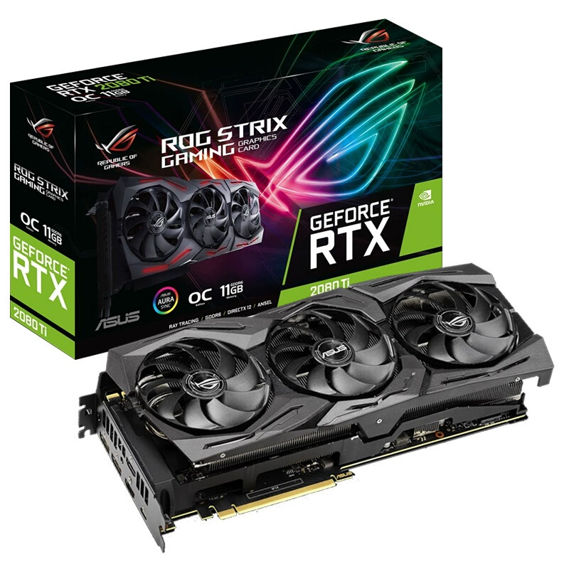 A-SUS RTX2080TI-O11G-GAMING Raptor Games Table Computer Profes sional Graphics Card