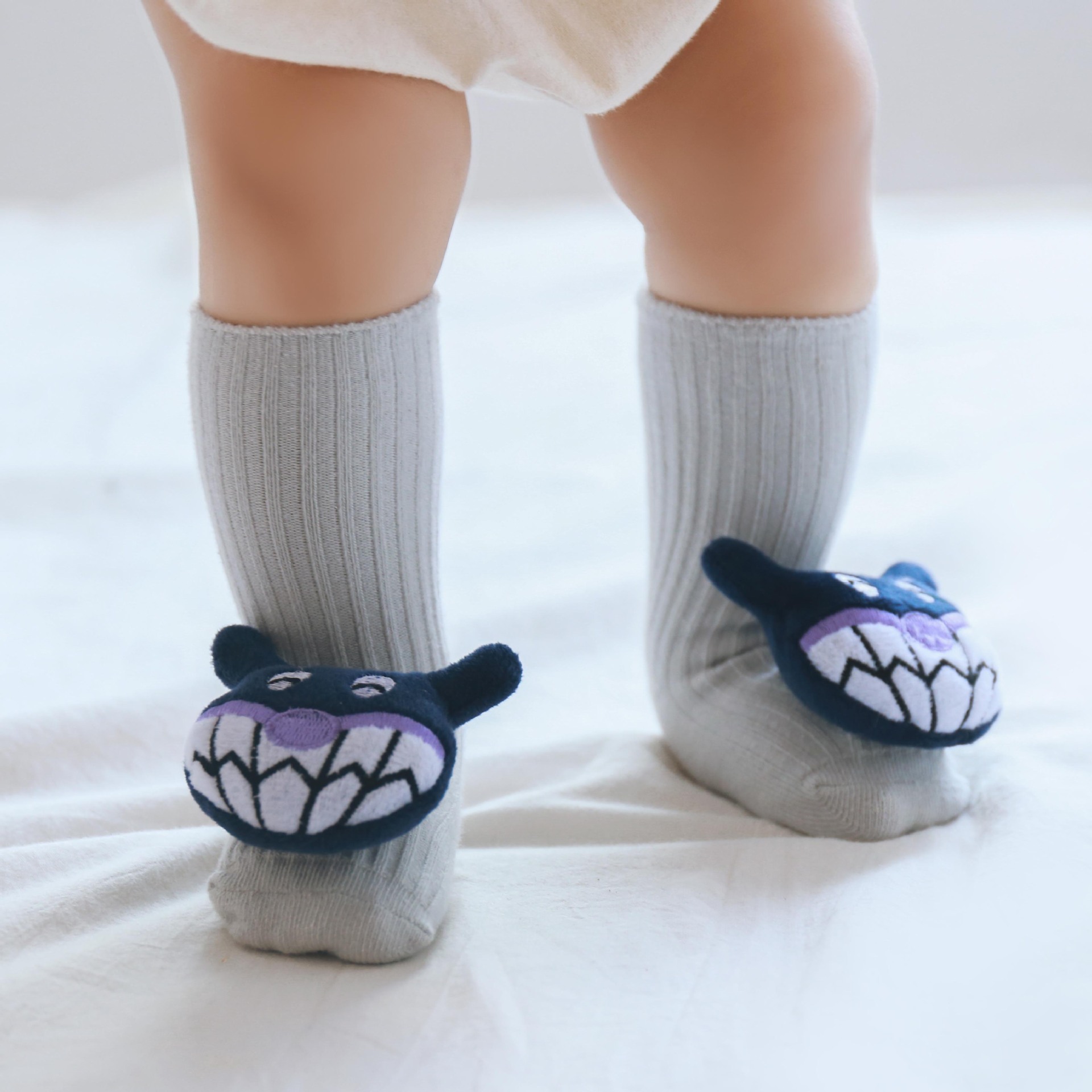 Cotton Baby Socks Girls Boys Rubber Anti Slip Floor Cartoon Kids Toddlers