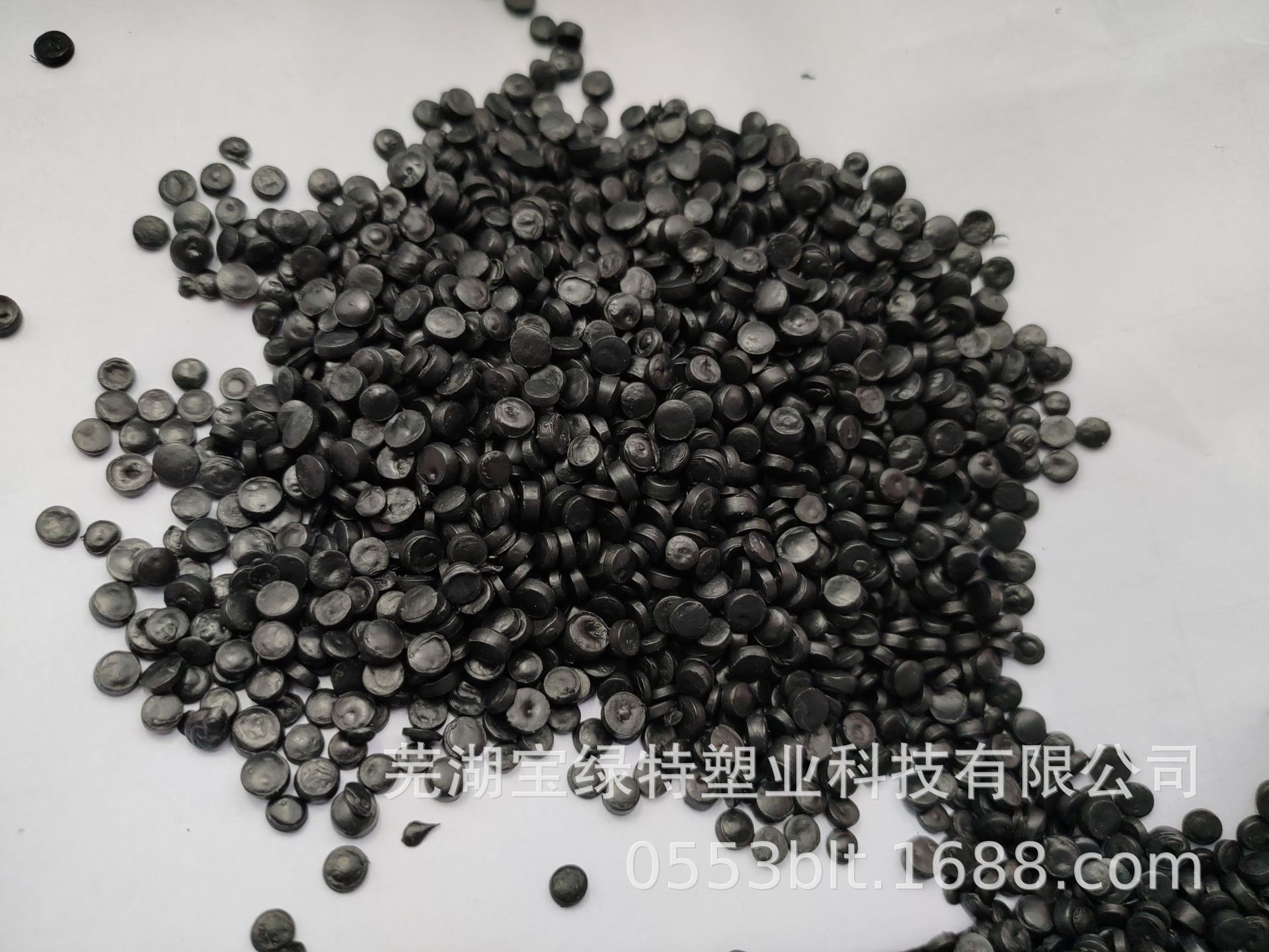 HDPE低压拉管料 黑色低压HDPE小中空颗料 黑色PE低压再生料