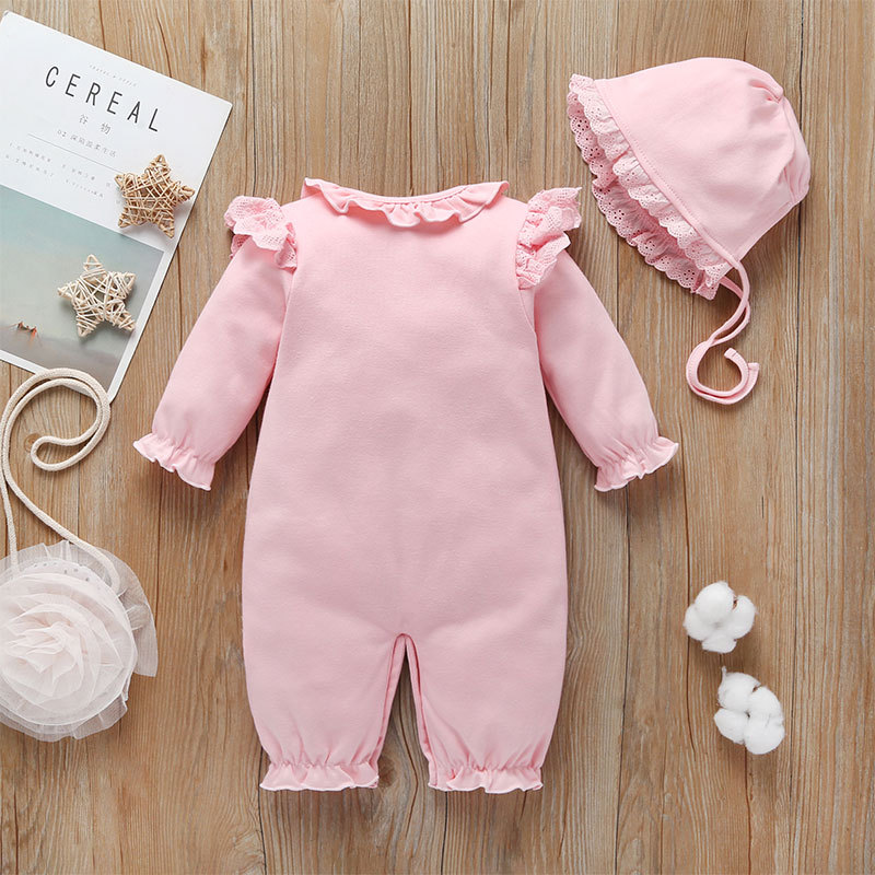 New Cotton Jumpsuit Body Newborn  With Hat  Cute Colorful Clothes display picture 3