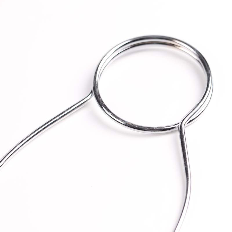 Directo de fábrica de acero inoxidable barbacoa Tenedor de grado alimenticio barbacoa palo en forma de U barbacoa aguja de picnic al aire libre doble aguja brochetas de barbacoa