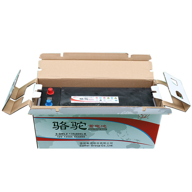起动型蓄电池2S12V13H骆驼免维护铅酸汽车蓄电池800CCA