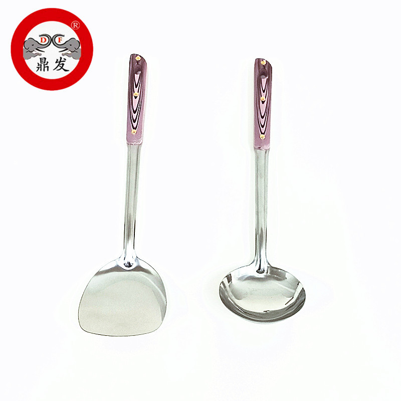 仿木夹柄铲勺-1