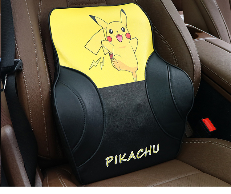 Cute Neck Pillow Memory Foam Cartoon Car Seat Pillow Four Seasons Universal Cushion Car Headrest Waist