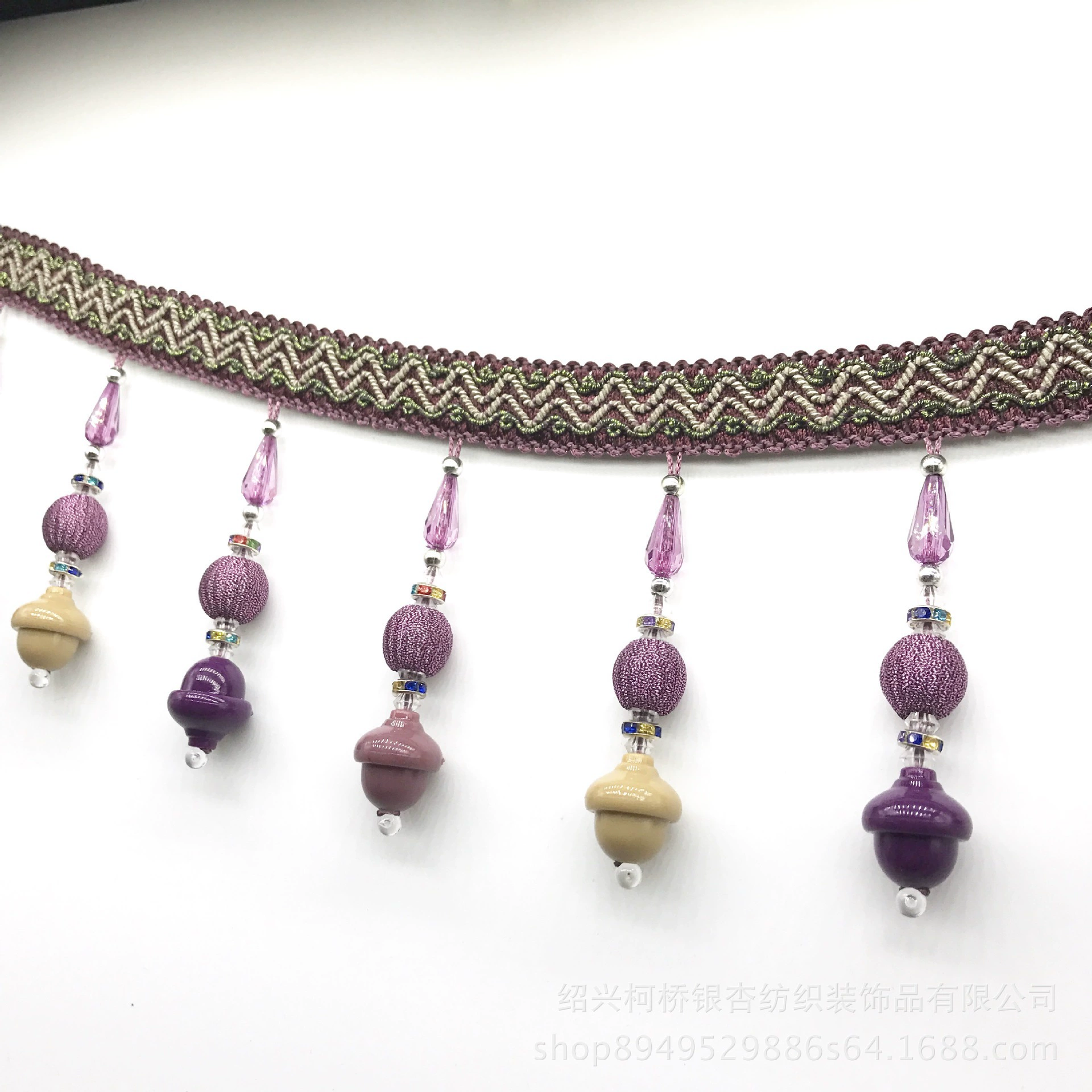 Cloth, high-end beads, 12m
