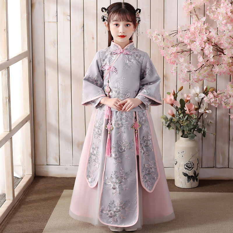 fairy dress long sleeve Custom A-line Long Sleeves Tulle Fairy Vintage Beach Long Wedding Dres –  bridalsew main image 0
