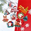 New color printing Christmas happy baking cake decoration manufacturer directly for Christmas party Acrylic cake account