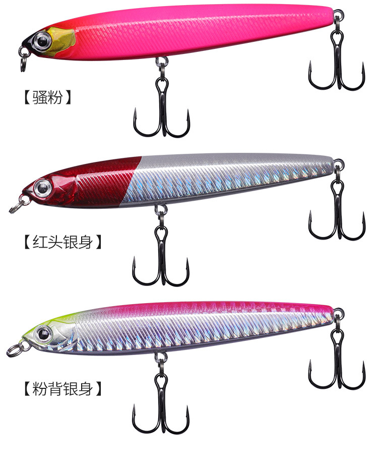 Sinking Minnow Lures Shallow Diving Minnow Baits Fresh Water Bass Swimbait Tackle Gear